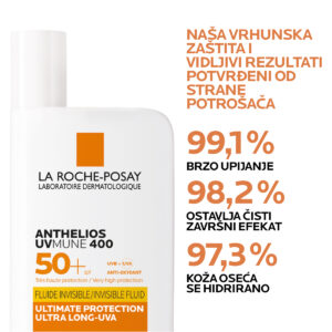 La Roche-Posay Anthelios UVM Fluid za masnu kožu SPF 50+ 50ml