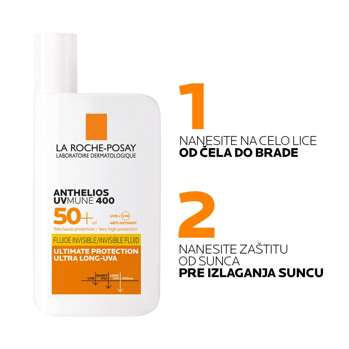 La Roche-Posay Anthelios UVM Fluid za masnu kožu SPF 50+ 50ml - Image 6