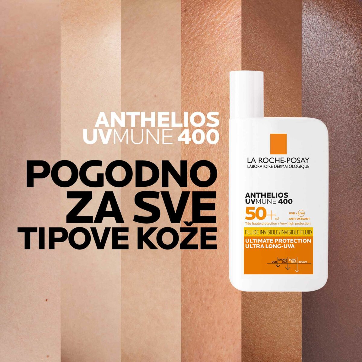 La Roche-Posay Anthelios UVM Fluid za masnu kožu SPF 50+ 50ml - Image 8