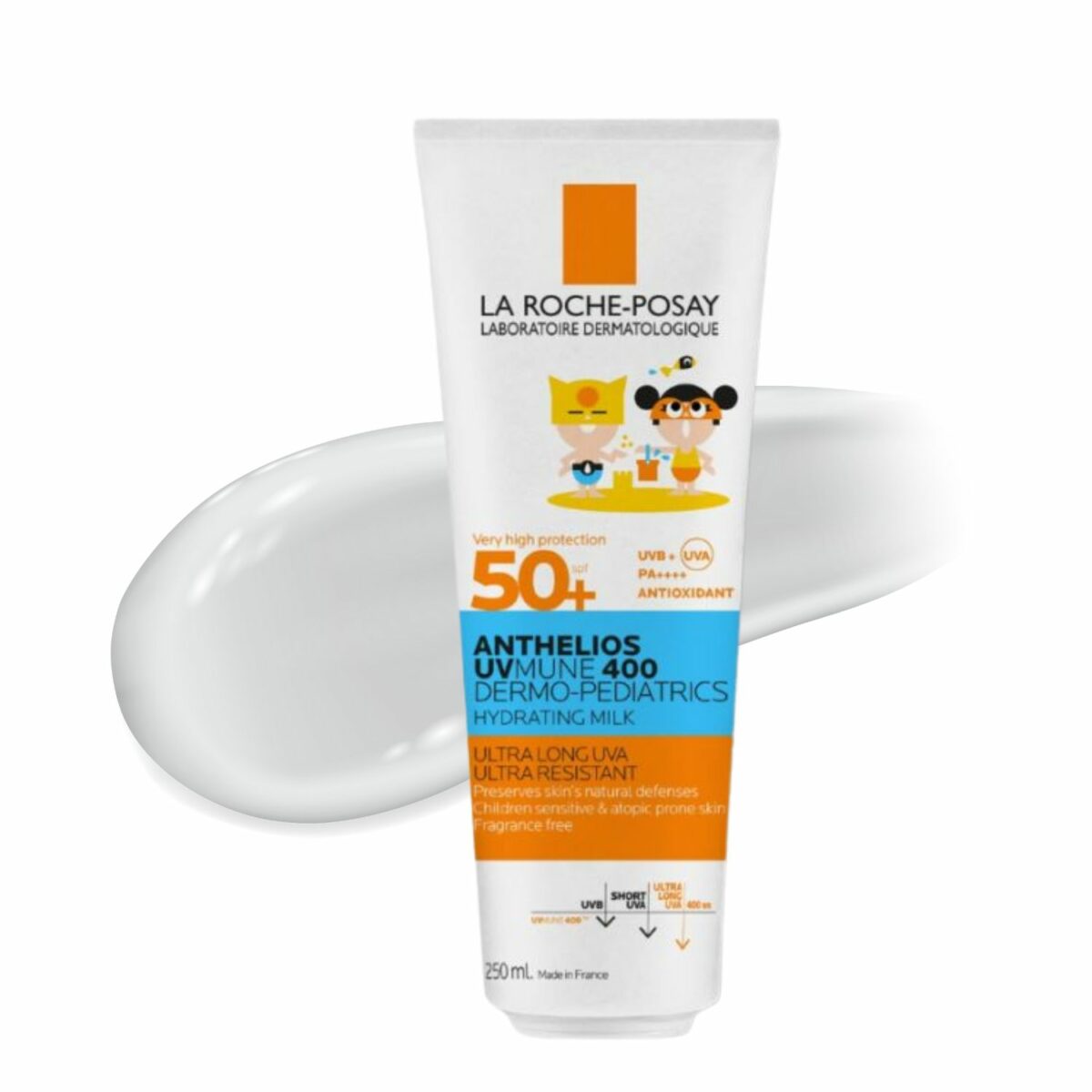 La Roche-Posay ANTHELIOS DP Mleko za zaštitu od sunca za osetljivu deciju kožu lica i tela SPF50+, 250 ml