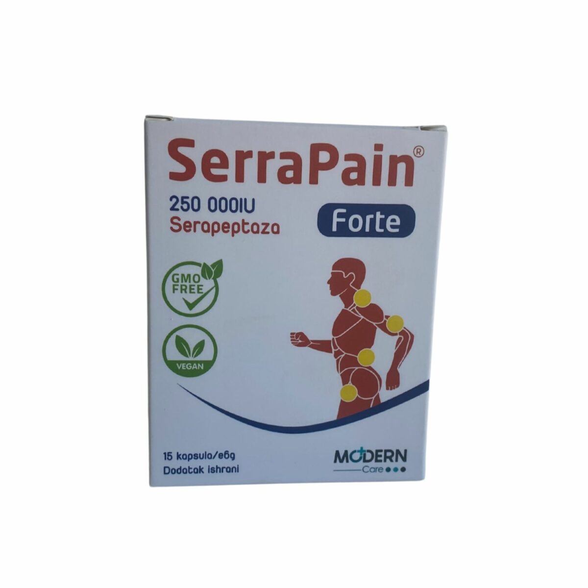 Serra Pain Forte 250 000IU 15 kapsula