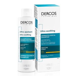 VICHY DERCOS Izuzetno smirujući šampon za osetljivo vlasište, normalna do masna kosa, 200 ml