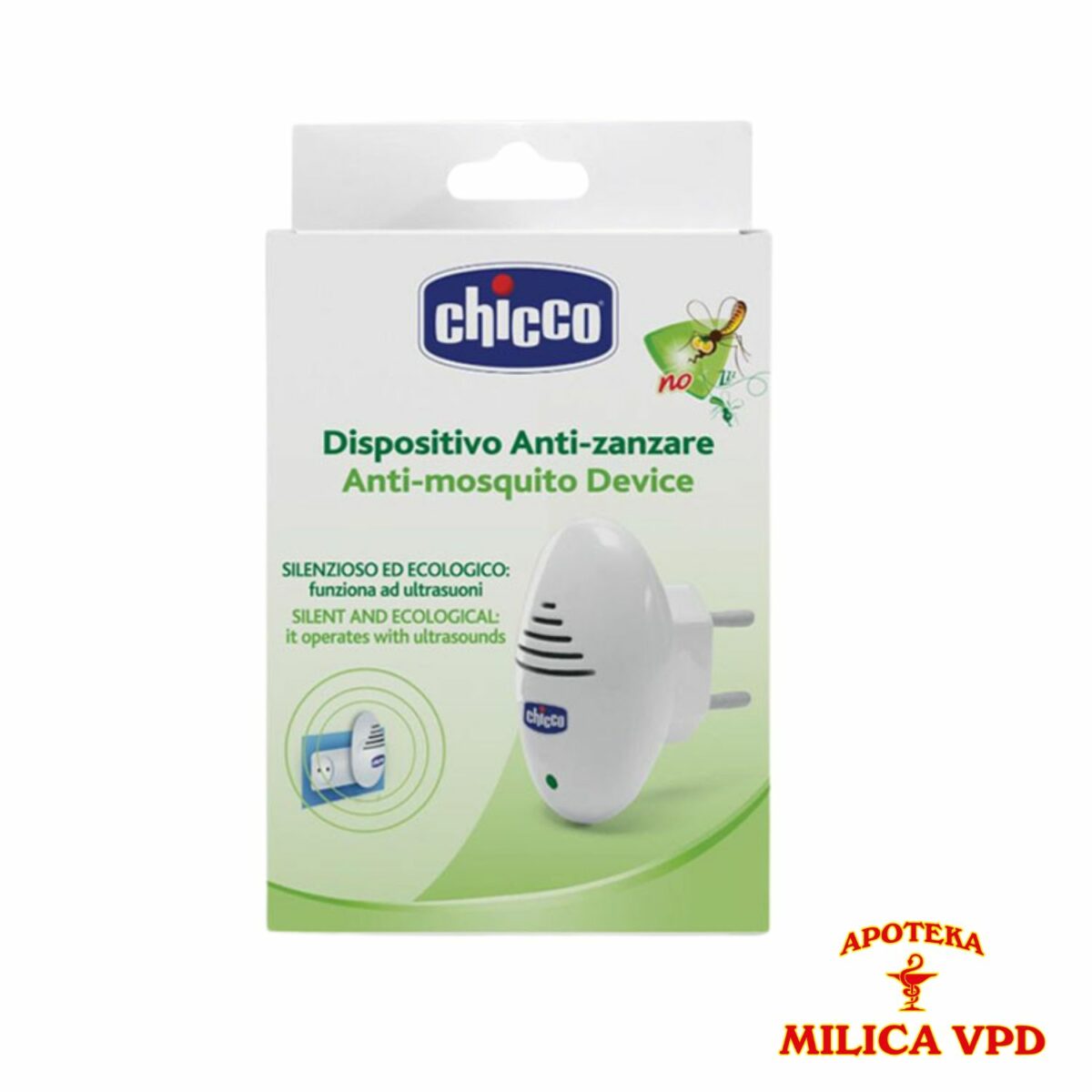 Chicco Zanza električni uređaj bez refila i svetla