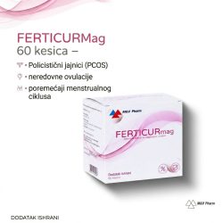 FERTICURMag 60 kesica - Policistični jajnici (PCOS), neredovne ovulacije, poremećaji menstrualnog ciklusa