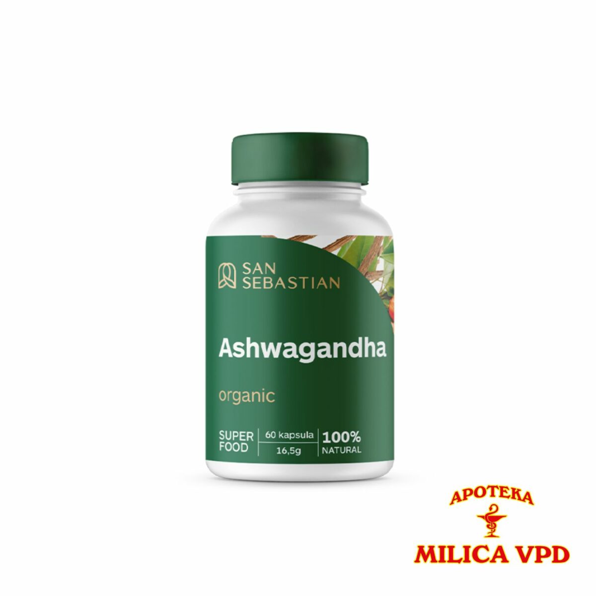 Ashwagandha San Sebastian 60 kapsula