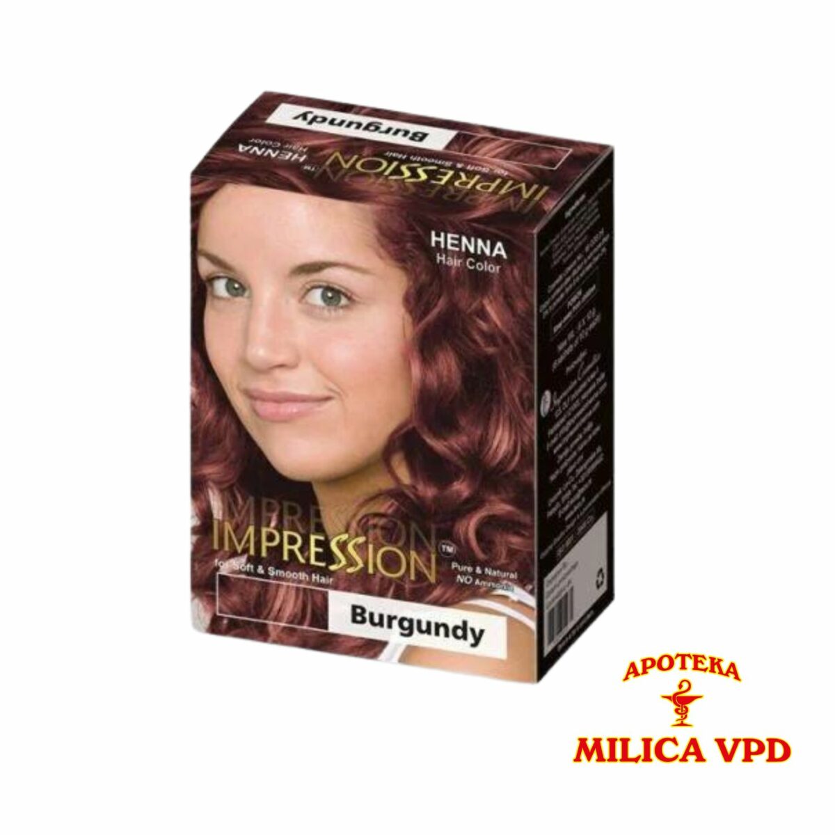 Kana za kosu crvena A6 kesica