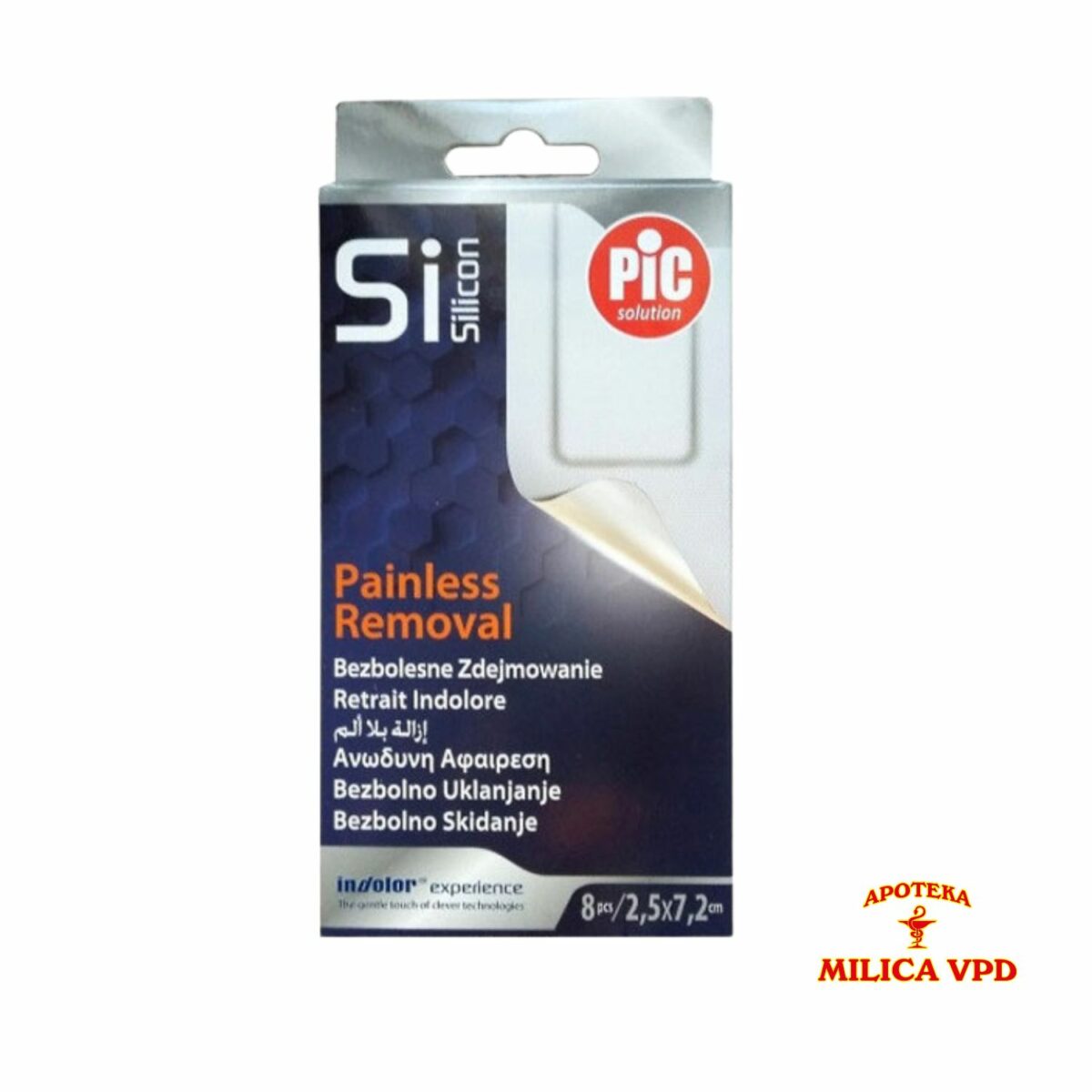 Pic Silikonski flasteri 2,5x7,2 A8
