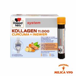 Doppel Herz Kolagen 11000 Plus za jačanje kostiju i zglobova sa kurkumom i đumbirom 30x25mg