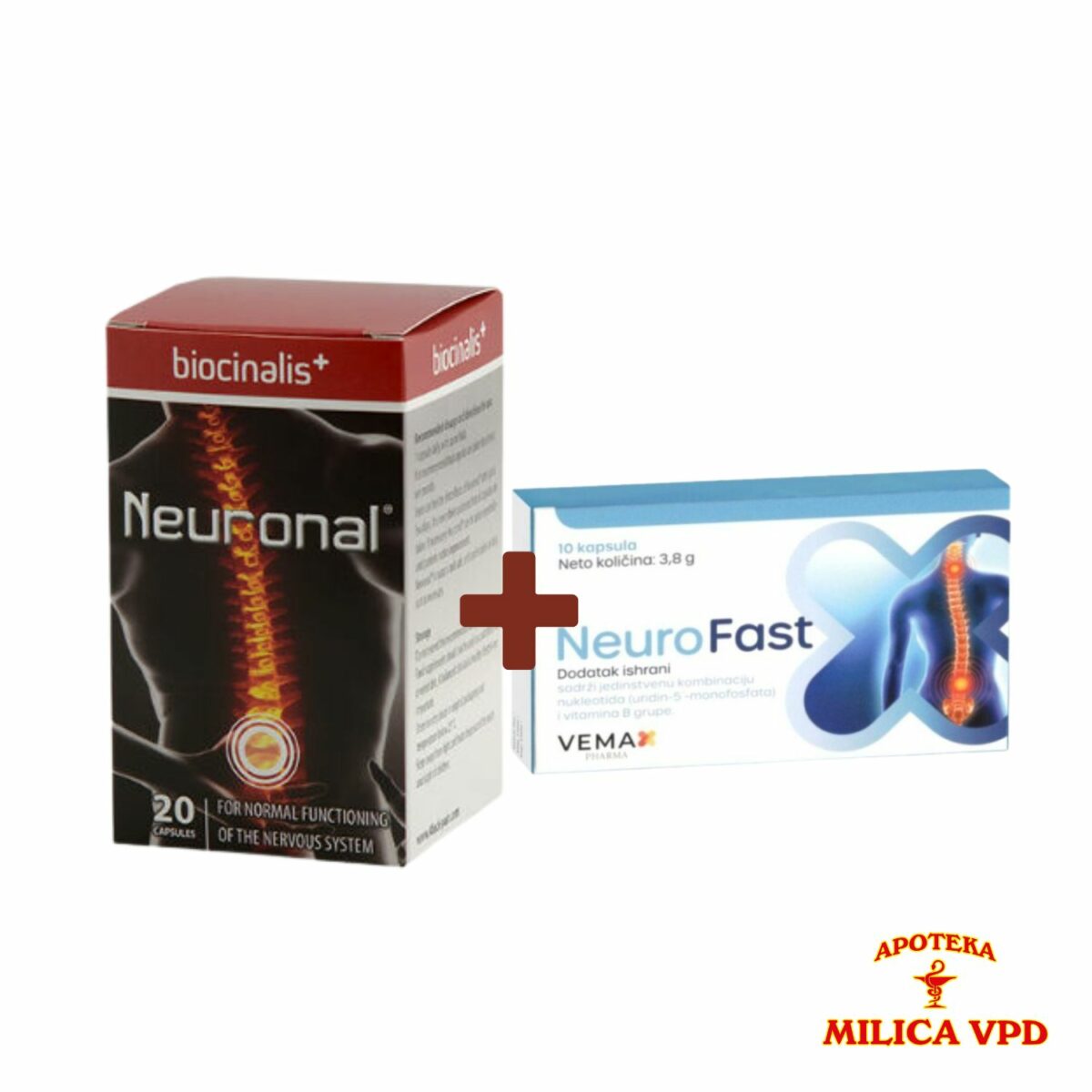 Neuronal 20 kapusla + Naurofast 10 kapsula gratis