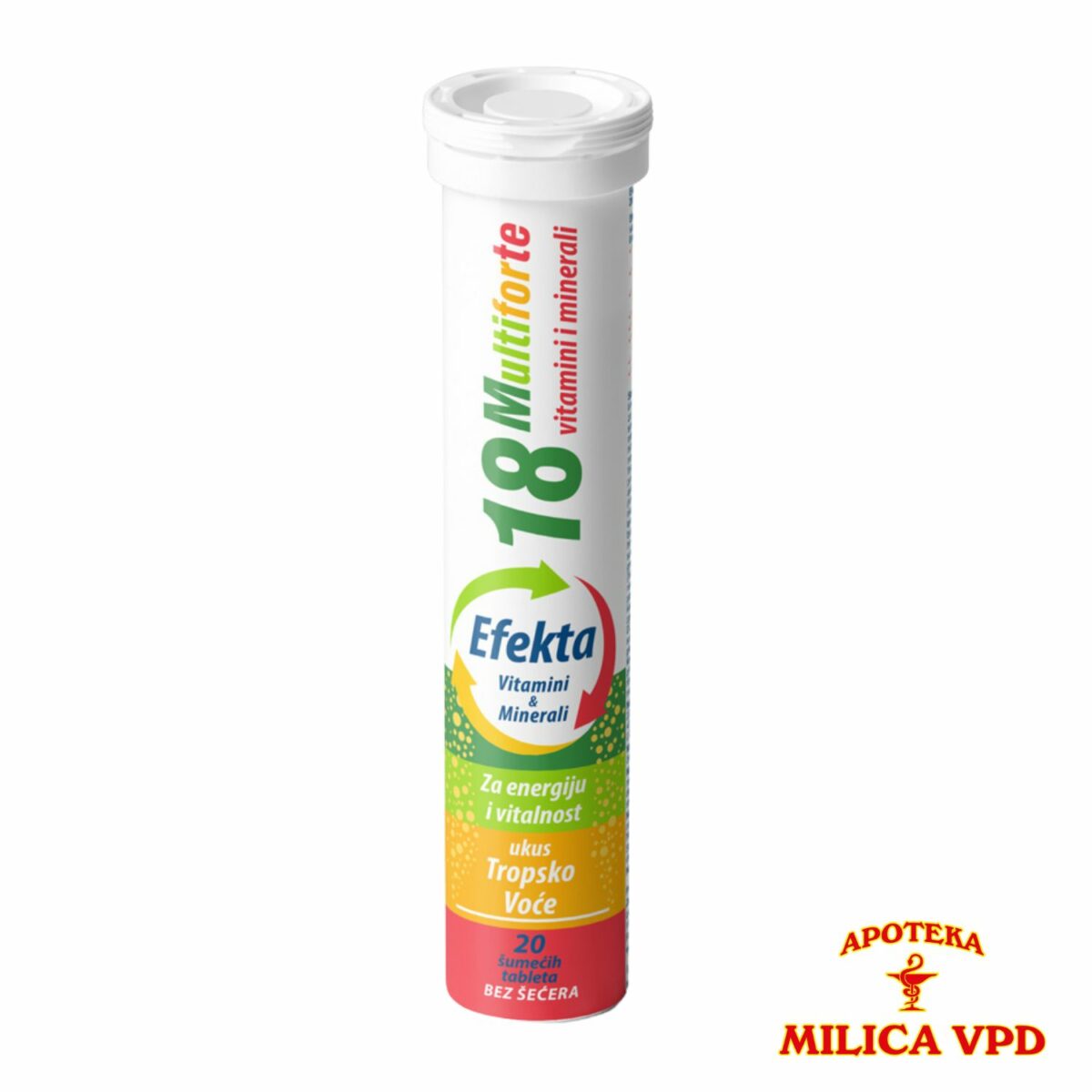 Efekta Multiforte 18 vitamina i minerala 20 šumećih tableta