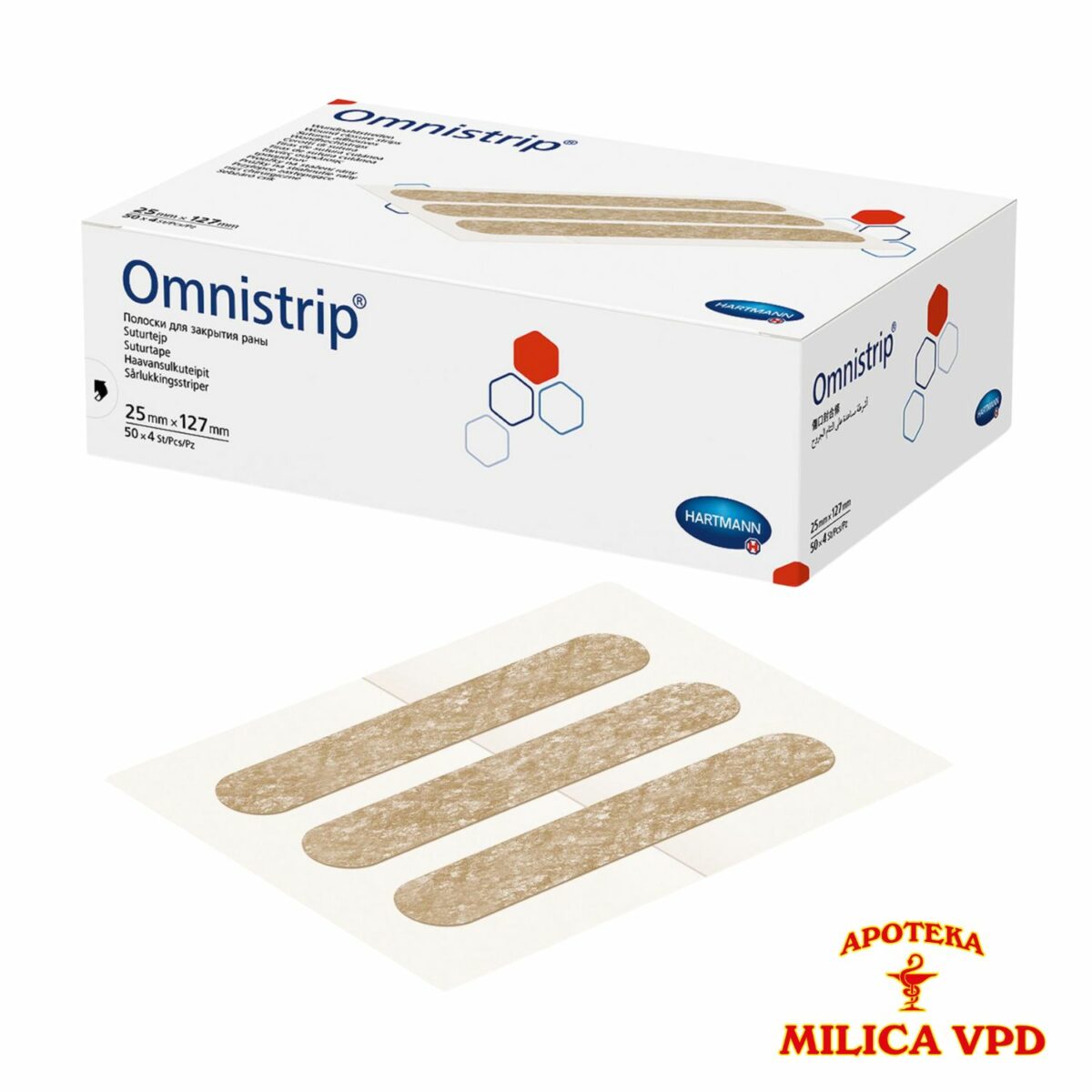Omnistrip flaster protiv ožiljaka 25x127mm A1