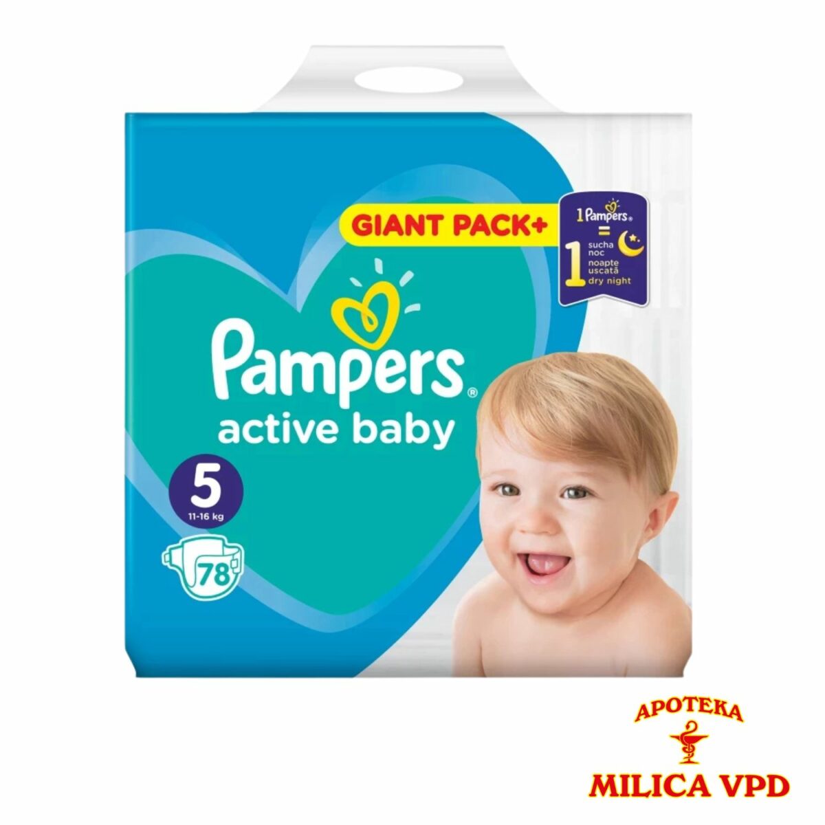 Pampers pelene AB GPP 5  11-16 kg A78