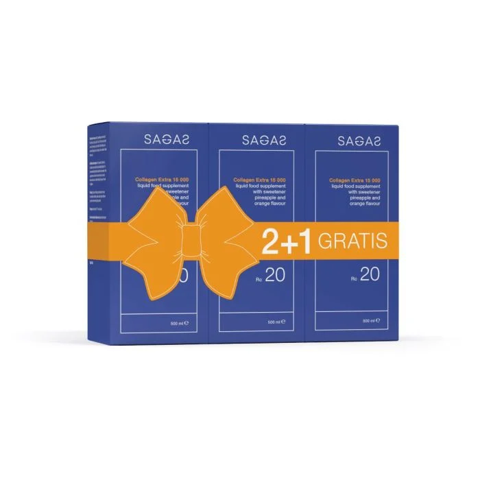 Sagas Collagen Extra 15 000 3x500ml