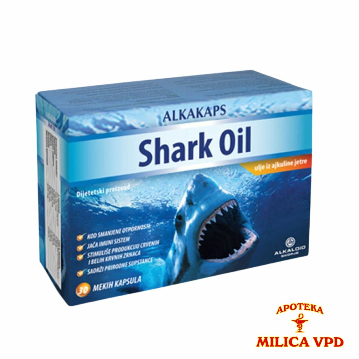 Alkakaps Shark Oil 30 kapsula