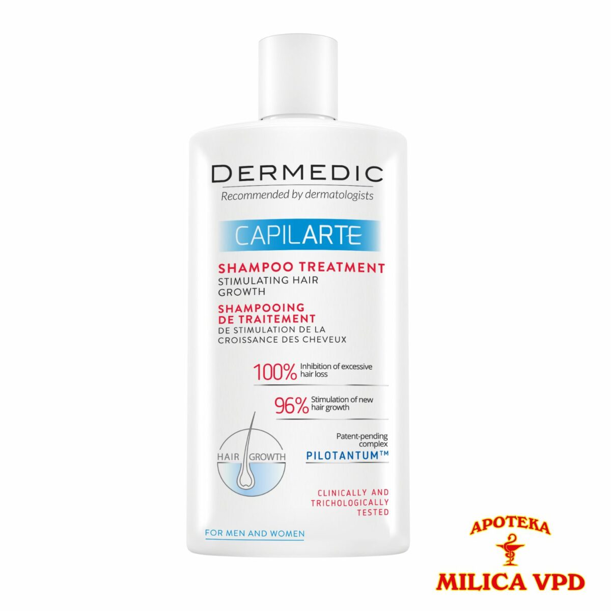 DERMEDIC CAPILARTE šampon za stimuliranje rasta kose 300ml