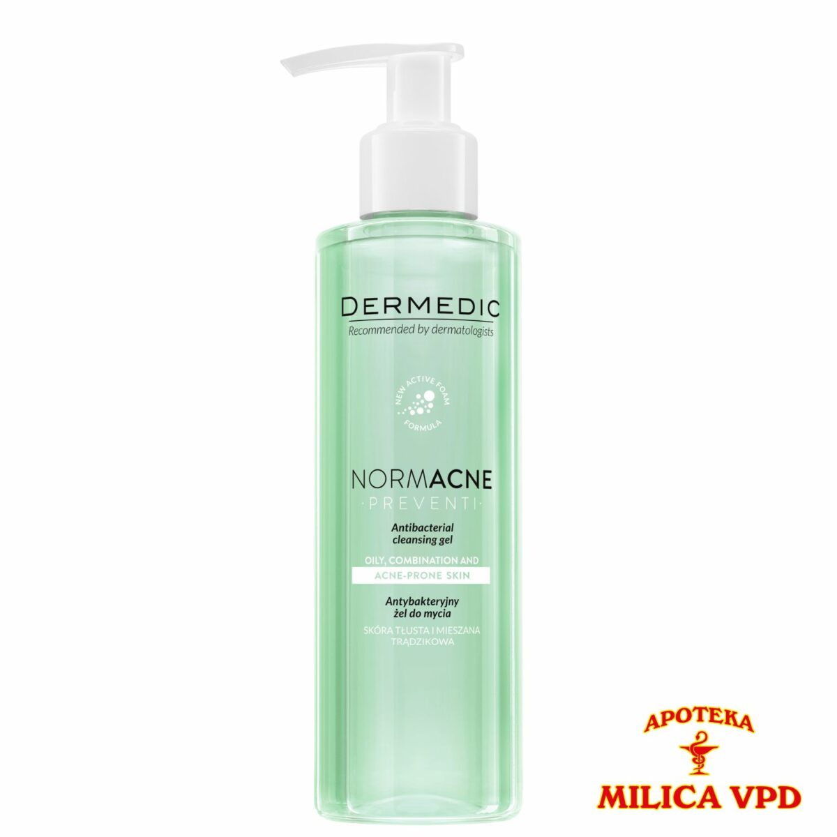 DERMEDIC NORMACNE antibakterijski gel za čišćenje 500ml