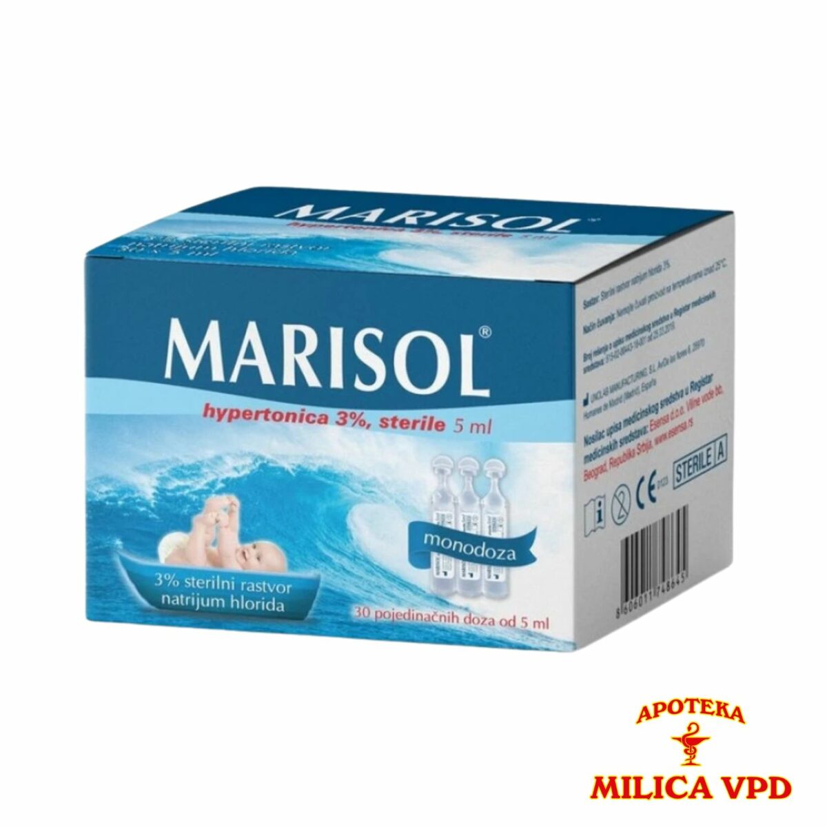 Marisol Hypertonica 3% ampule 30x5