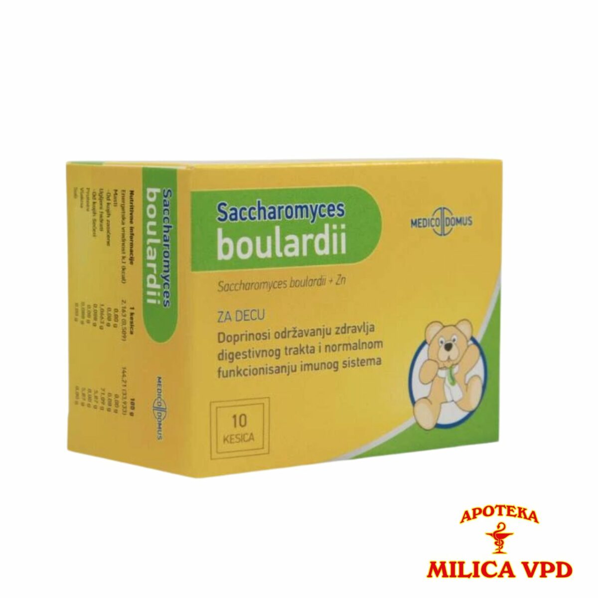 Saccharomyces boulardii probiotik za decu 10 kesica