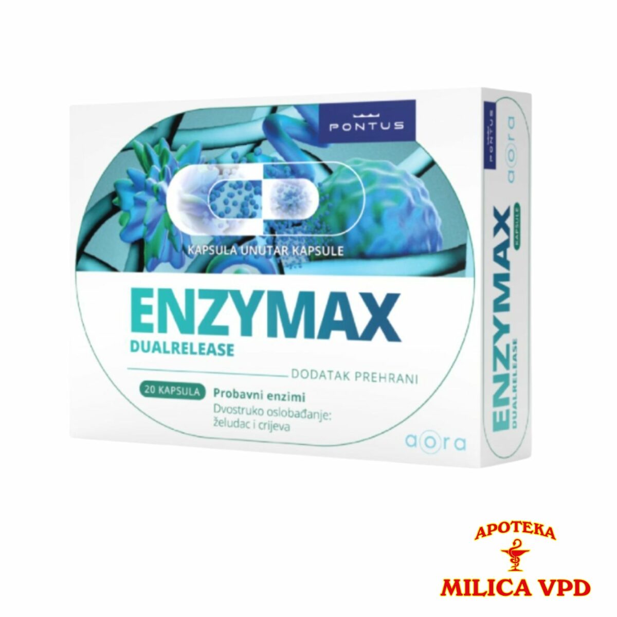 Enzymax Dual Release 20 kapsula