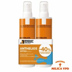 La Roche-Posay Anthelios nevidljivi sprej za lice i telo SPF50+ za osetljivu kožu 200ml 1+1 GRATIS