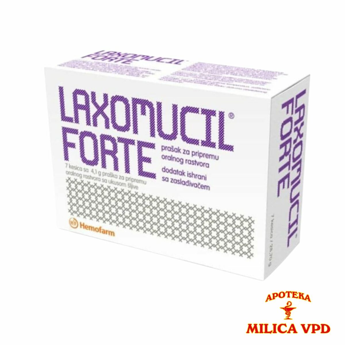 Laxomucil Forte 7 kesica