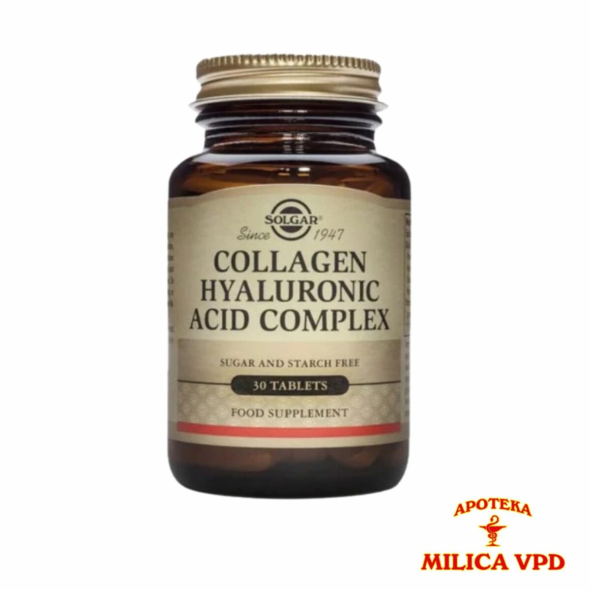 Solgar Collagen Hyaluronic Acid Complex 30 tableta