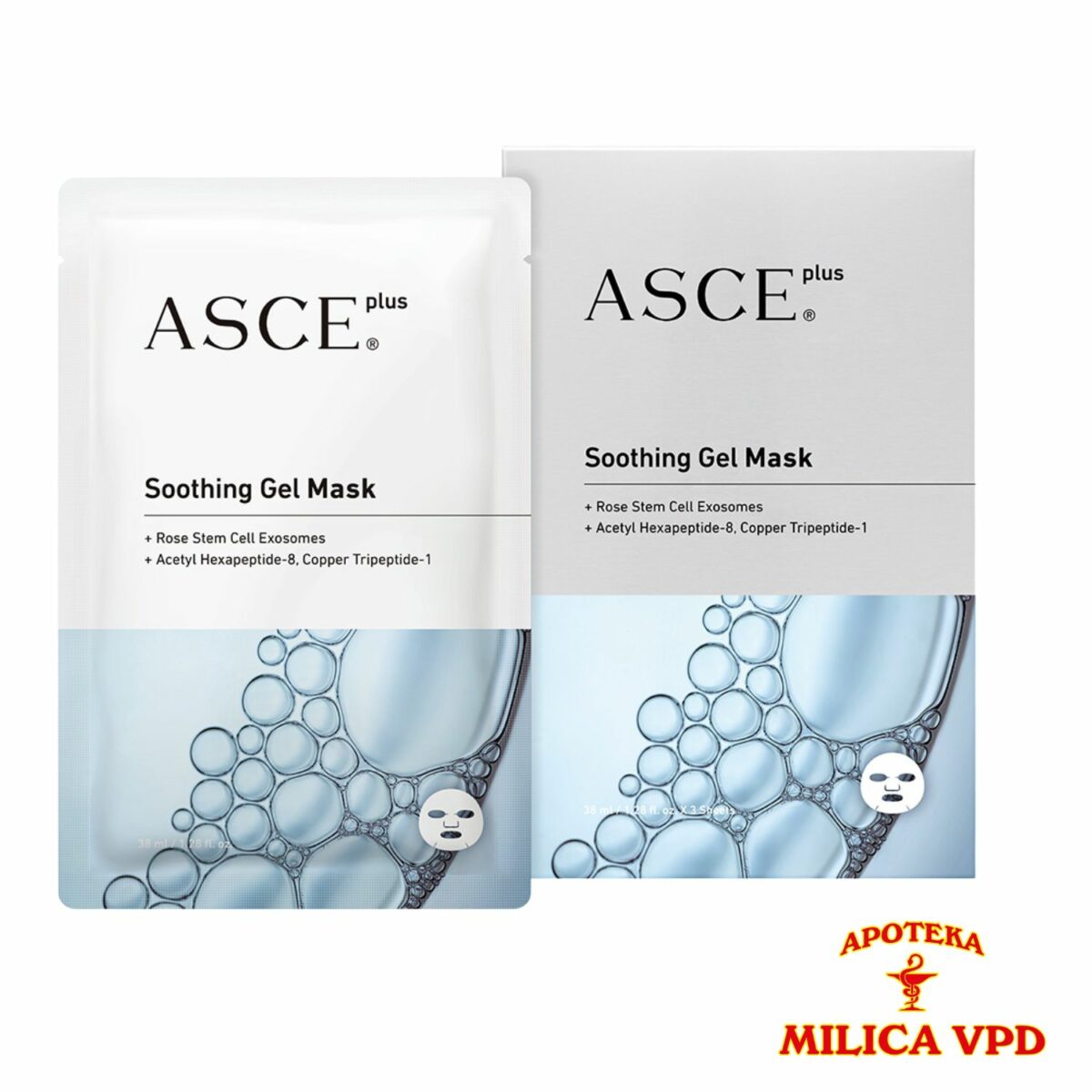 ASCEplus umirujuće gel maske A3
