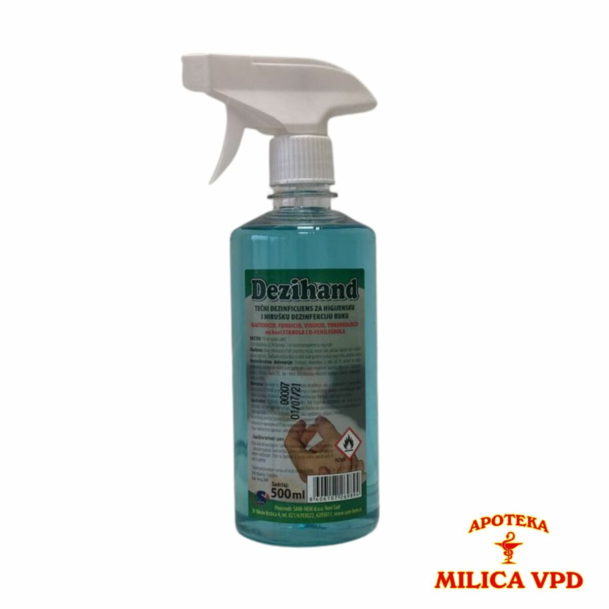 Dezihand u spreju 500ml