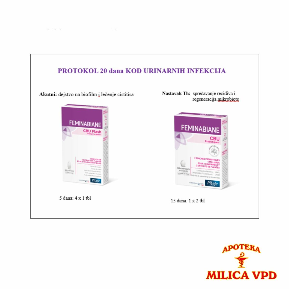 FEMINABIANE CBU FLASH  20 TABLETA - Image 2