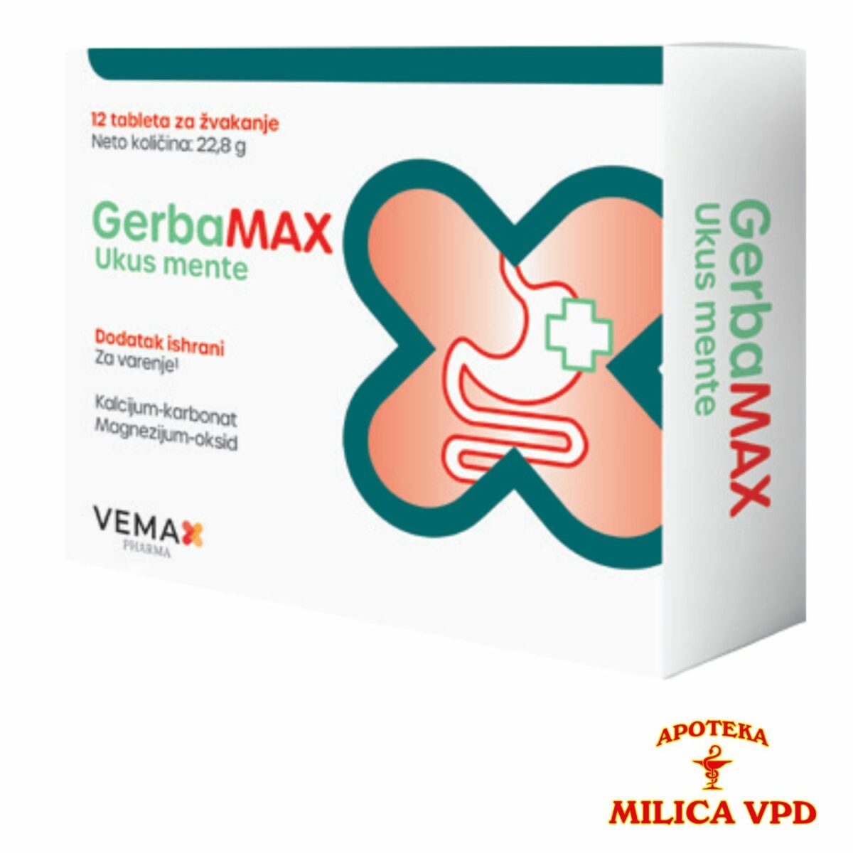 Gerbamax 12 tableta za žvakanje