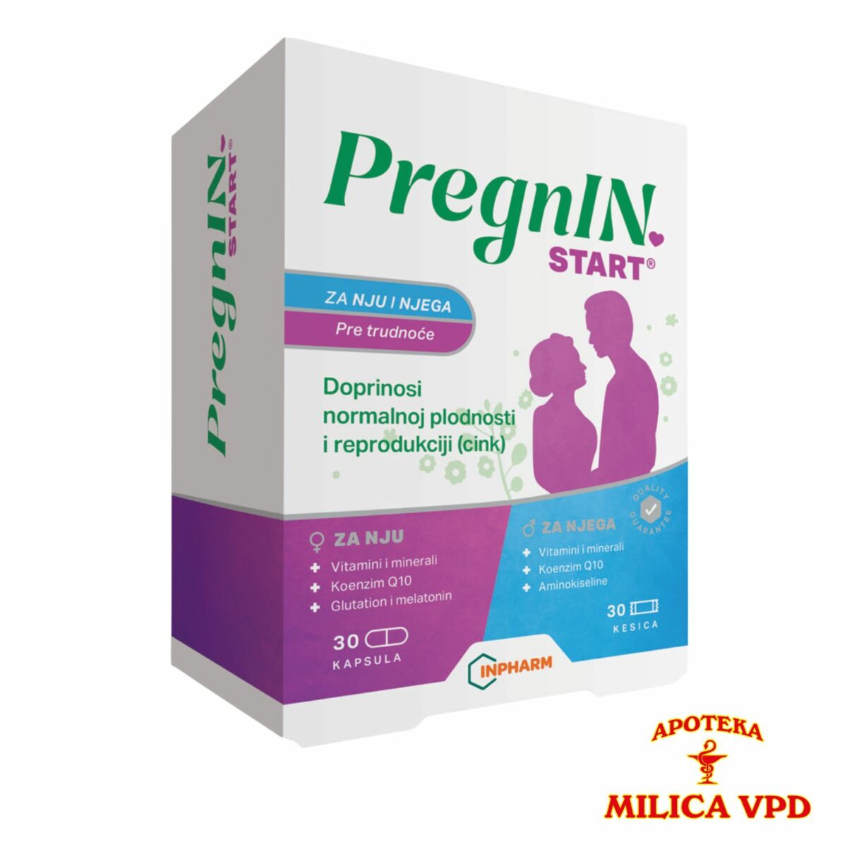 Pregnin Start 30 kapsula i 30 kesica
