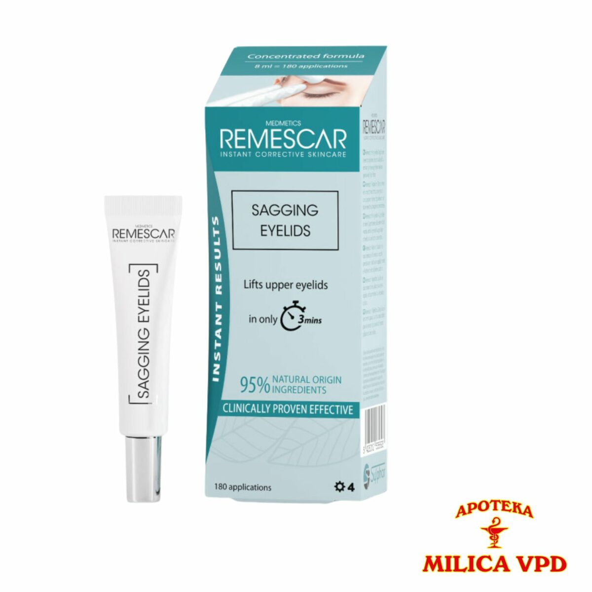 Remescar krema protiv spuštenih kapaka 8ml