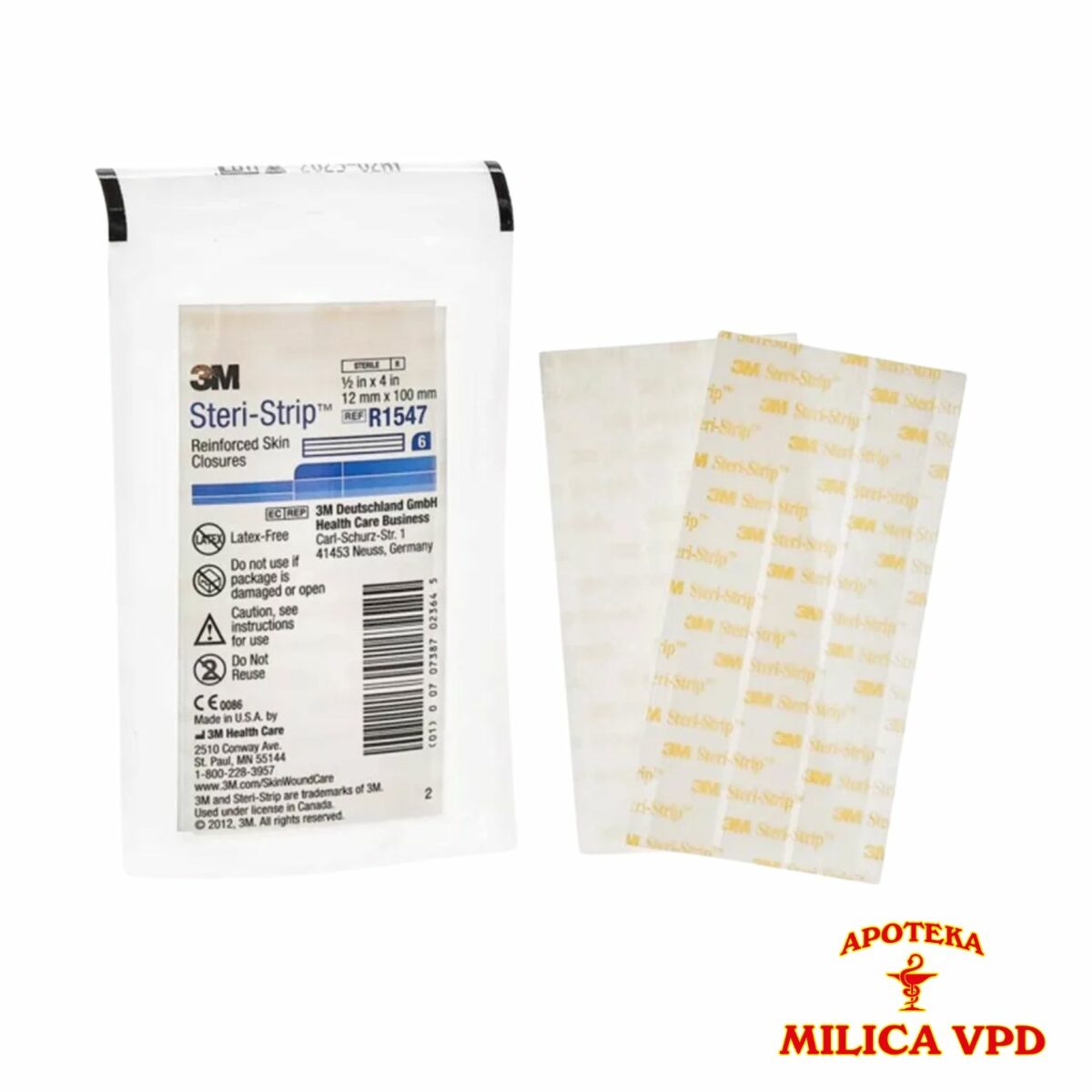 Steristrip flaster protiv ožiljaka 12x100mm A1