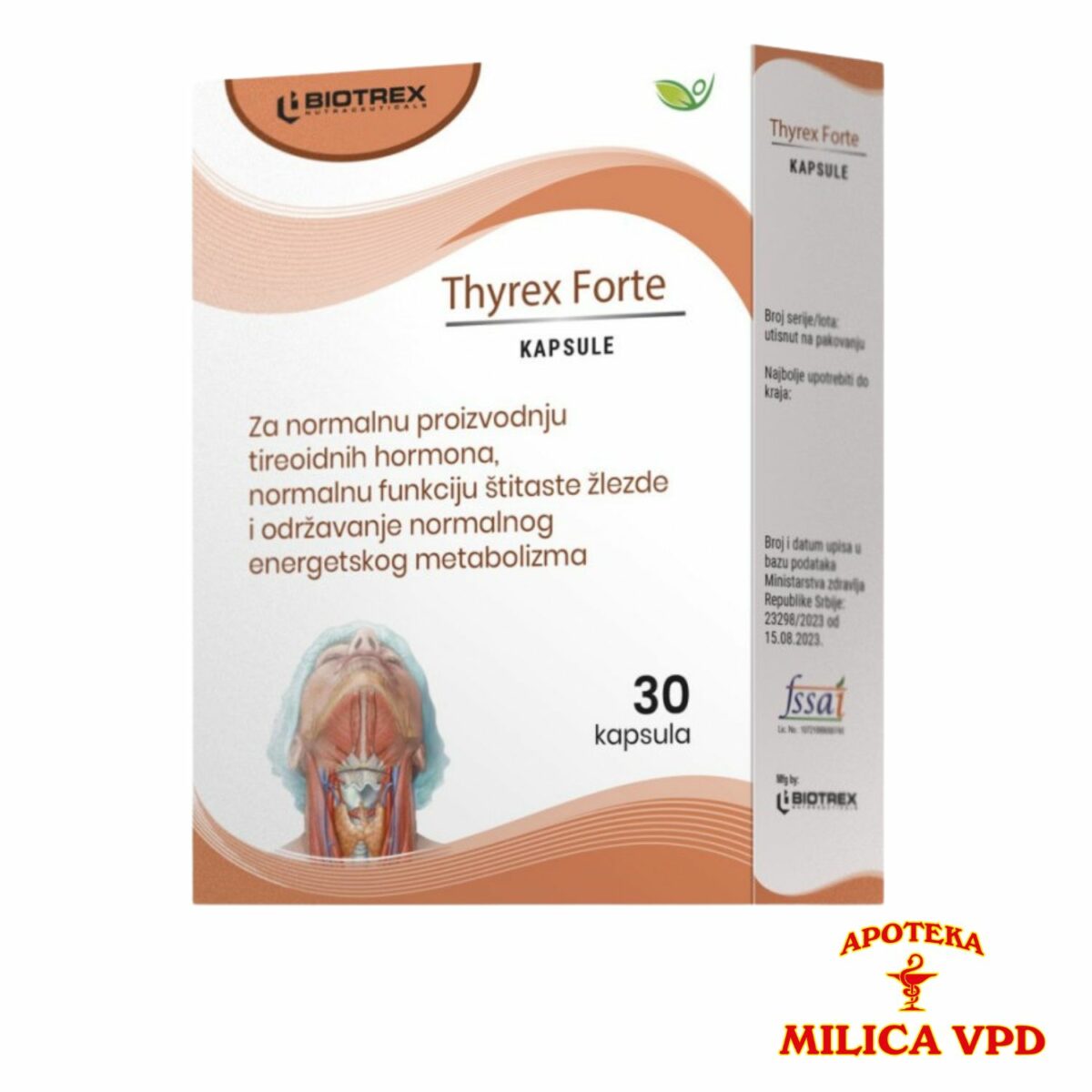 Thyrex Forte 30 kapsula