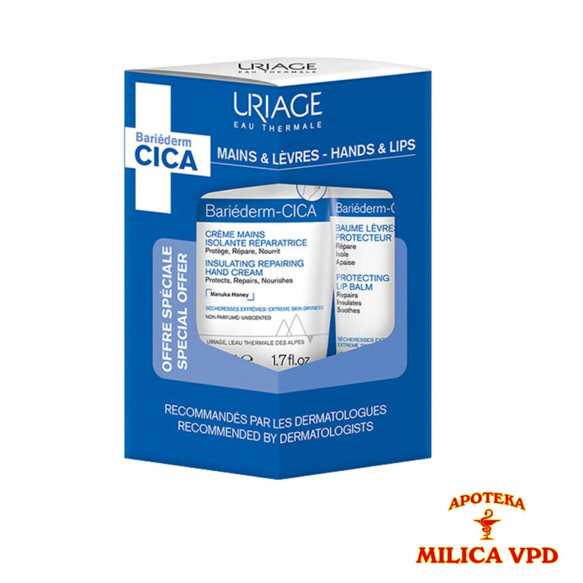 Uriage Bariederm kram za ruke 50ml i Uriage Bariederm Cica balzam 15ml