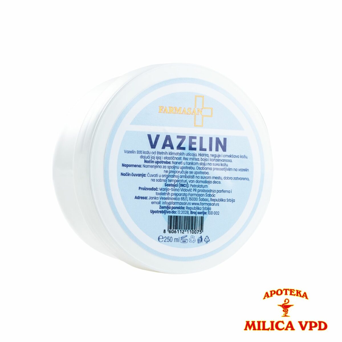 Vazelin 250ml Farmasan