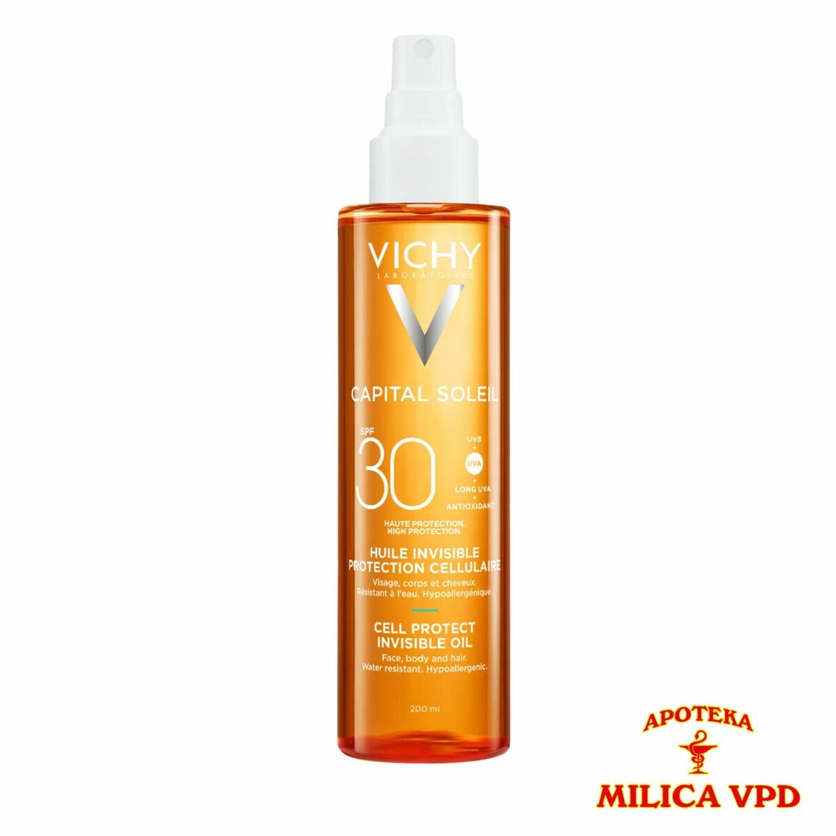 Vichy Capital Soleil Cell Protect SPF 30+ 200ml sprej
