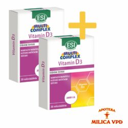Vitamin D3 2000IU 30 mikrotableta ESI 1+1 GRATIS