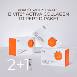Bivits Activa Collagen Tripeptid 20 kesica 2+1 GRATIS