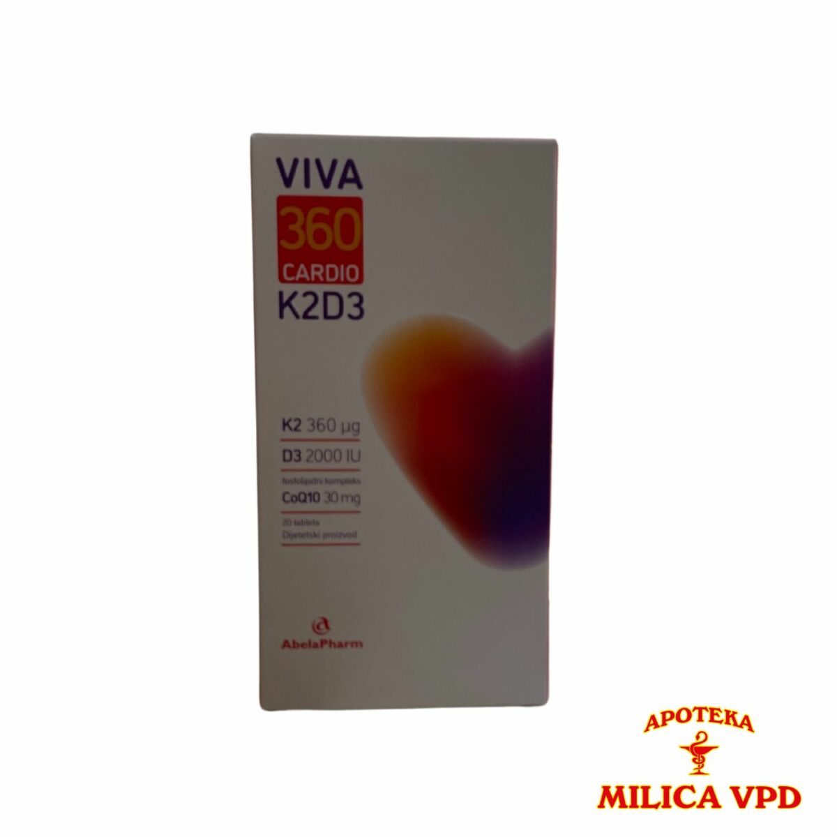K2D3 Viva 360 Cardio 20 tableta