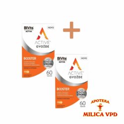 Bivits Activa Booster Gvožđe 60 kapsula 1+1 GRATIS