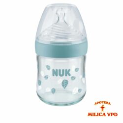 Nuk staklena flašica NS 120ml, sil 0-6m
