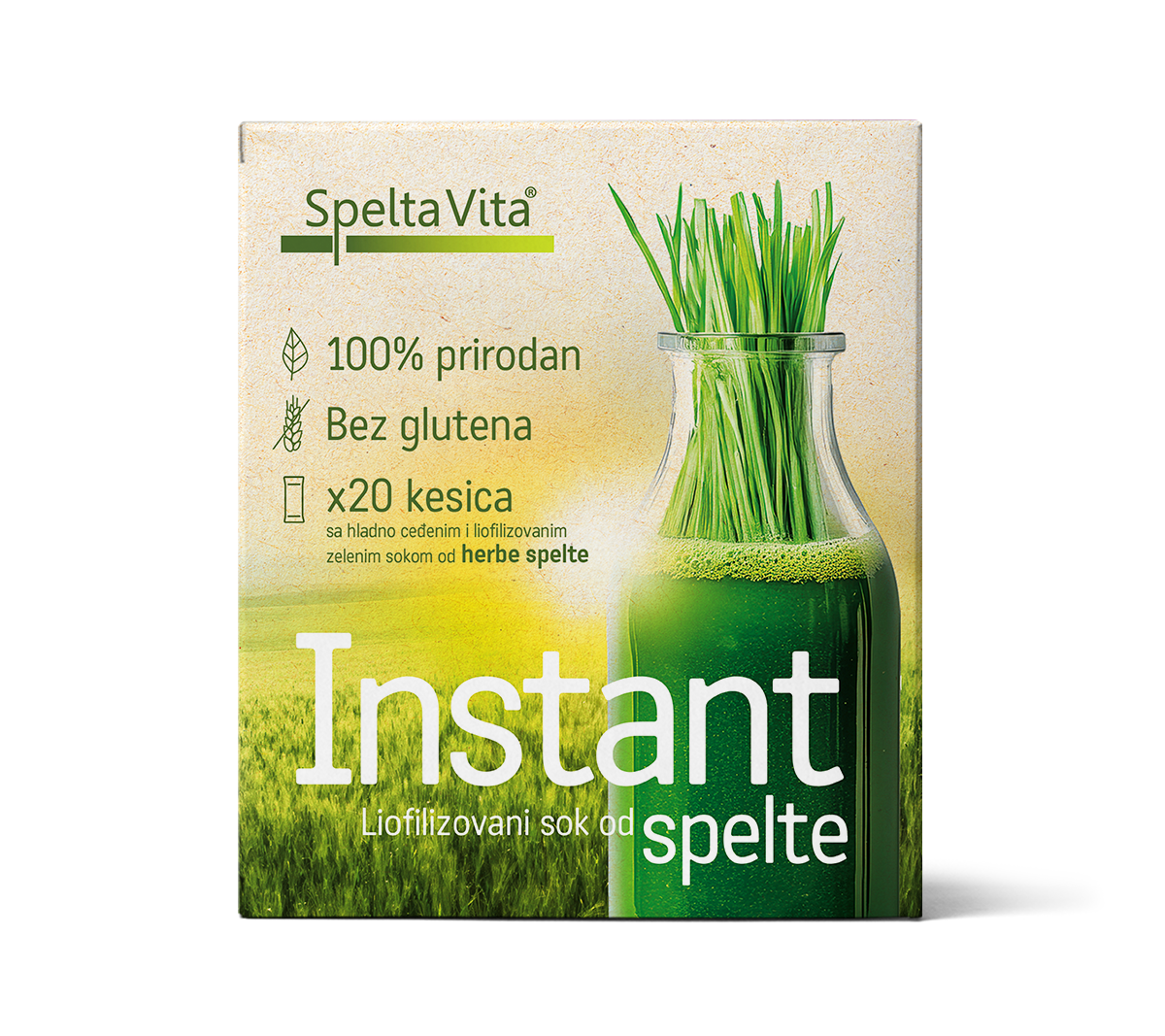 Spelta Vita Instant liofilizat, bez glutena 20 kesica