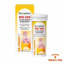 Mucoplant NAC 600 10 šumećih tableta