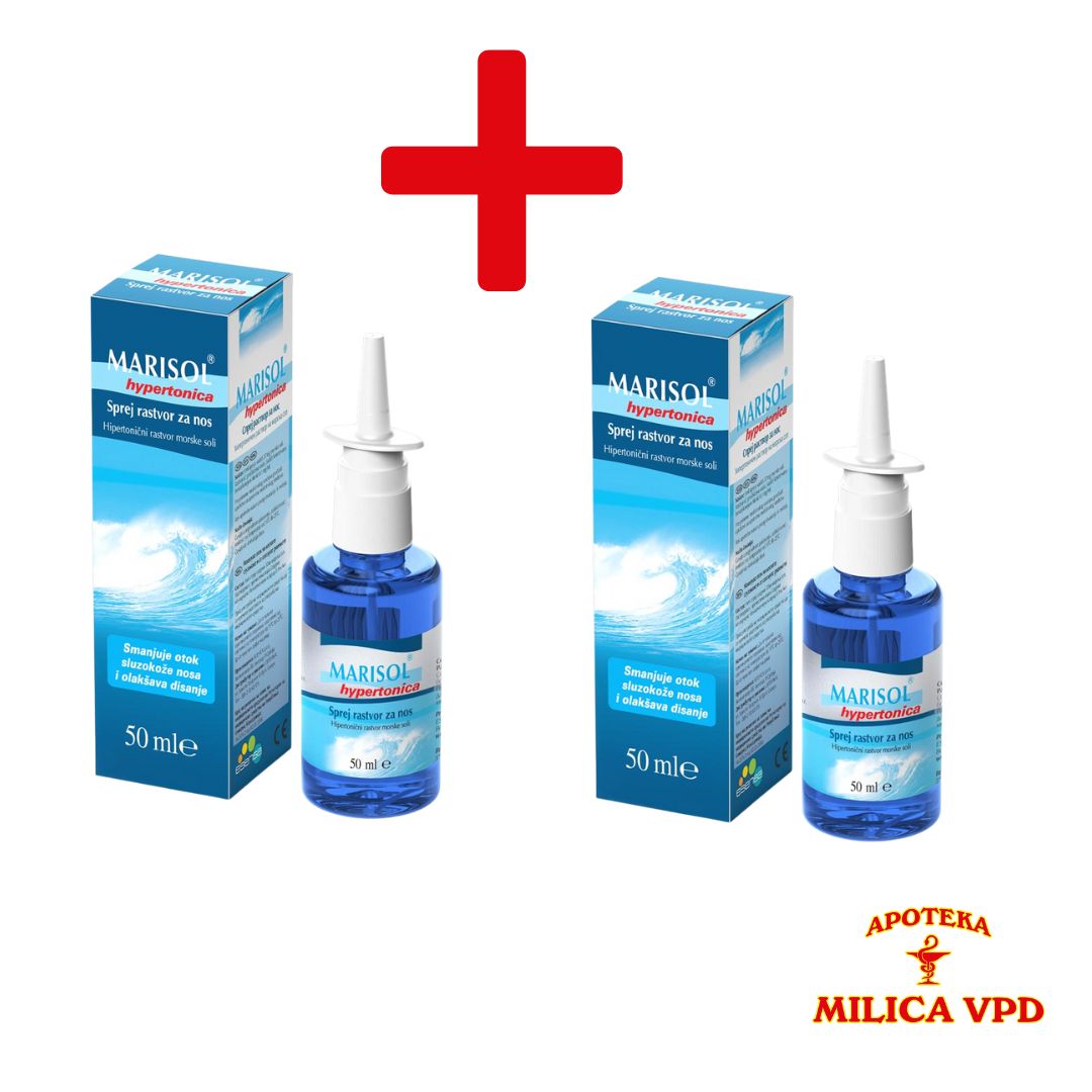Marisol hypertonica sprej za nos 50 ml 1+1 GRATIS