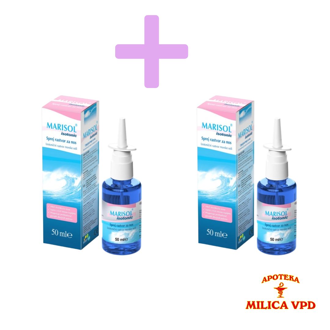 Marisol isotonic sprej za nos  50 ml 1+1 GRATIS