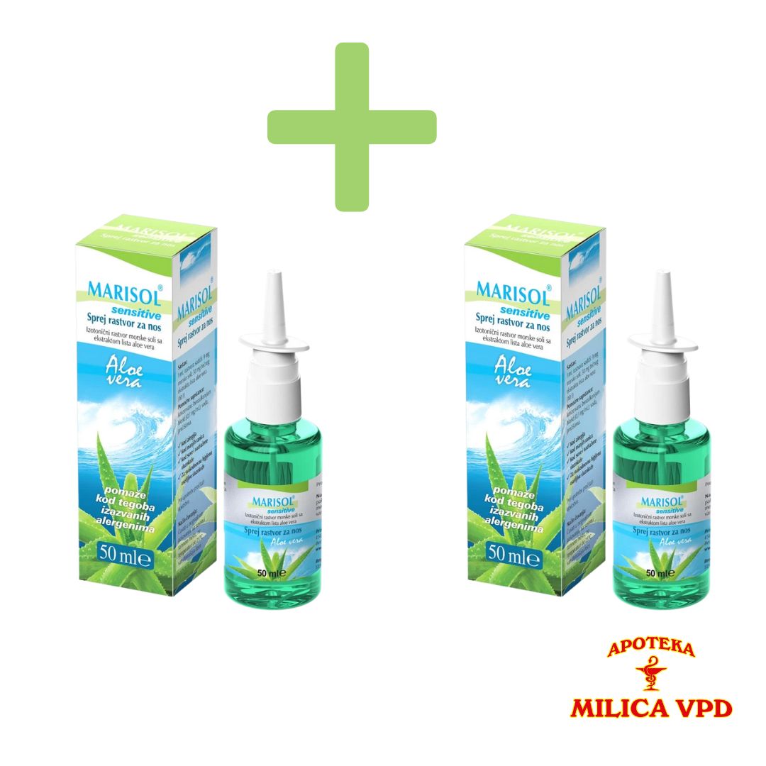 Marisol sensitive sprej za nos 50 ml 1+1 GRATIS