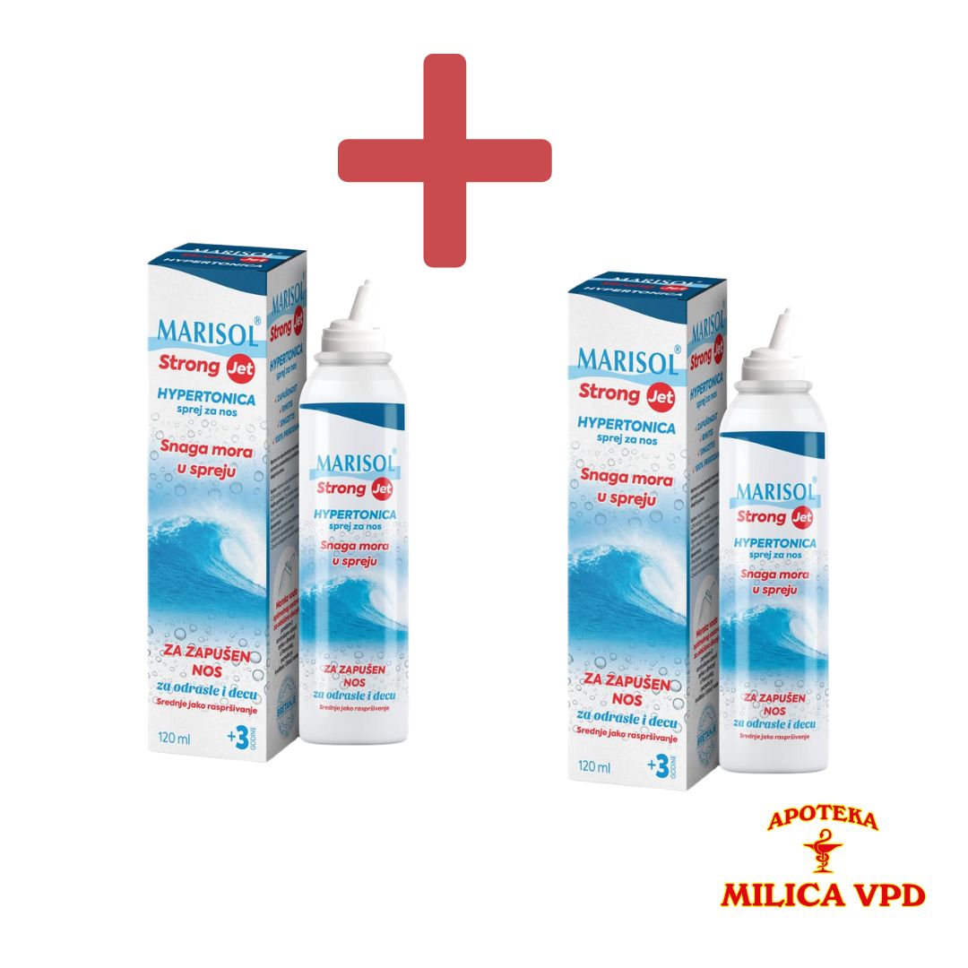 Marisol strong jet sprej za nos 120ml 1+1 GRATIS