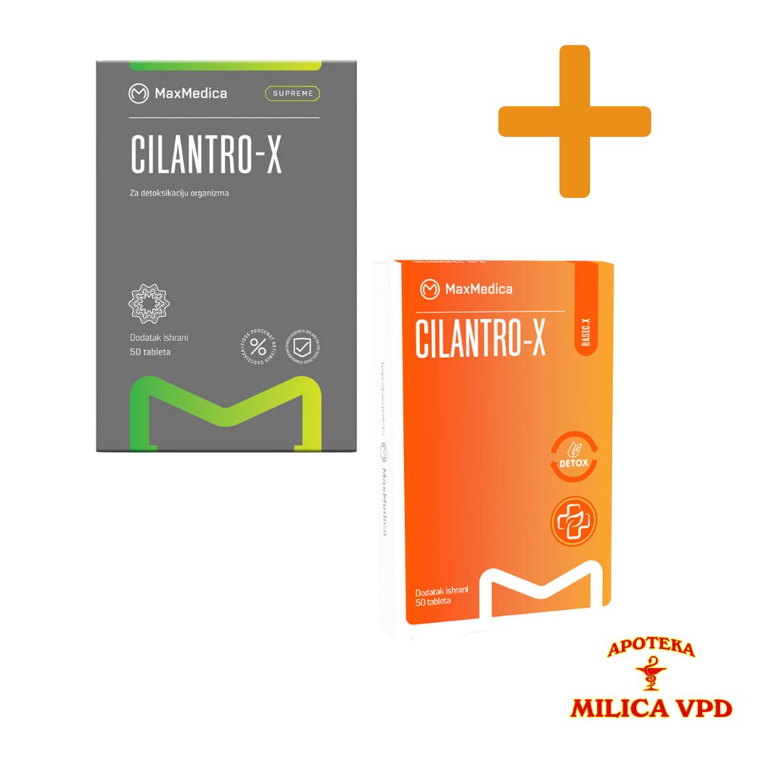 Max Medica Cilantro-x tablete A 50 1+1 GRATIS