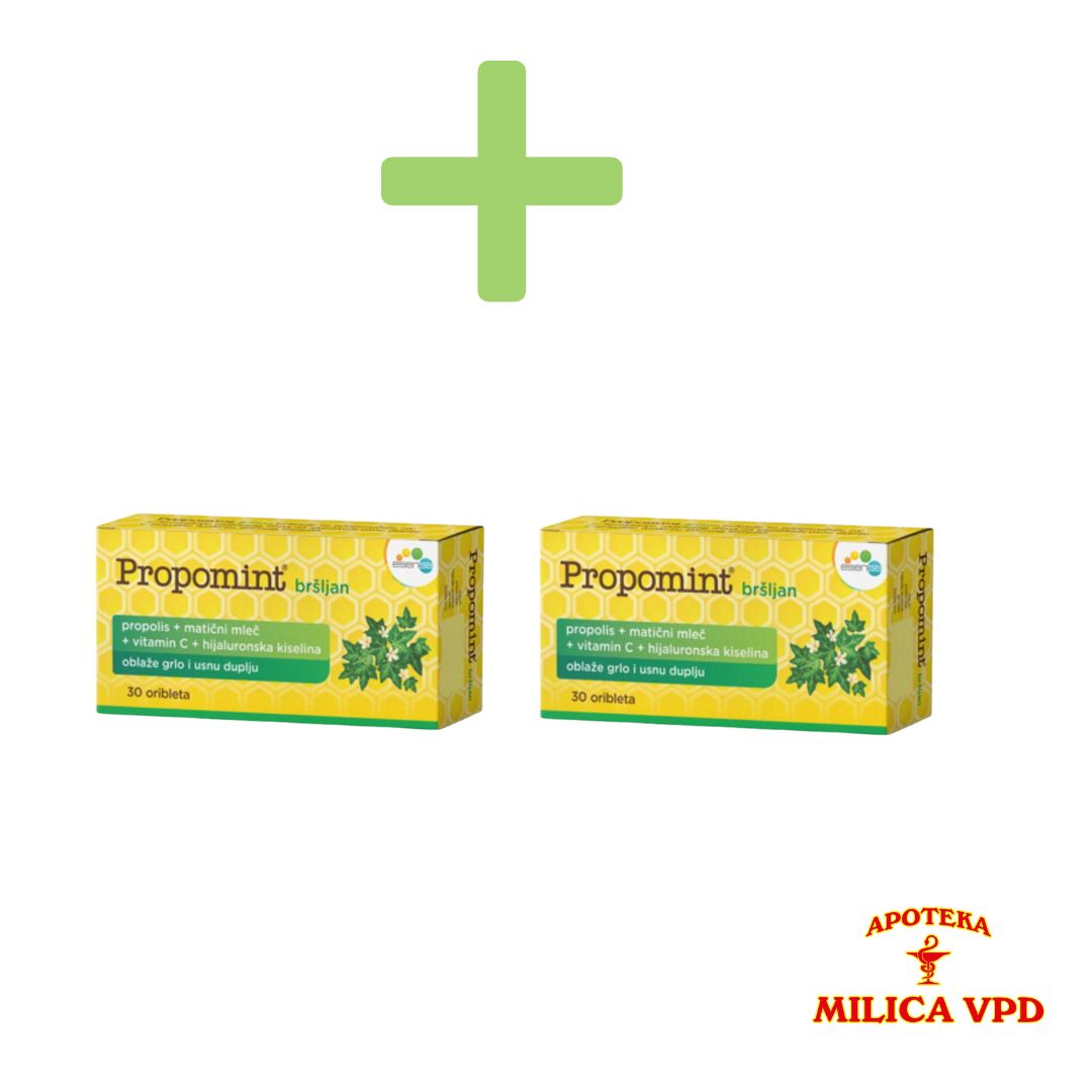 Propomint bršljan pastile A18 1+1 GRATIS